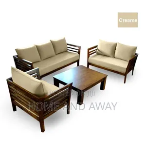 6 Seaters Wooden Sofa Chairs in Any Colour + Delivery