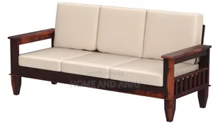 3 Seaters Wooden Box Sofa Chairs in Any Colour+ Delivery