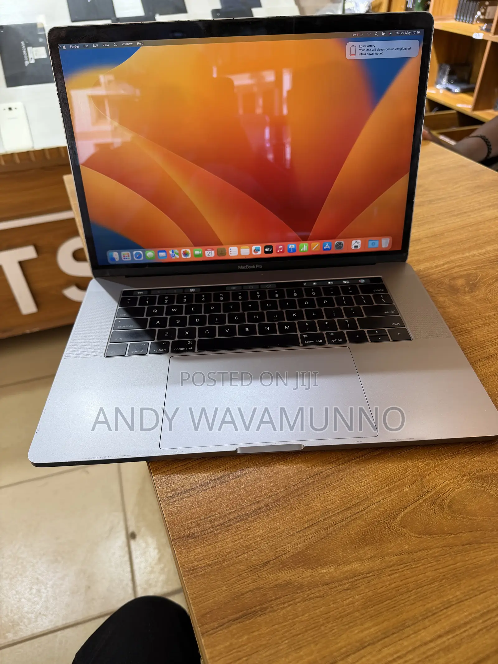 Laptop Apple MacBook Pro 16GB Intel Core i7 SSD 500GB
