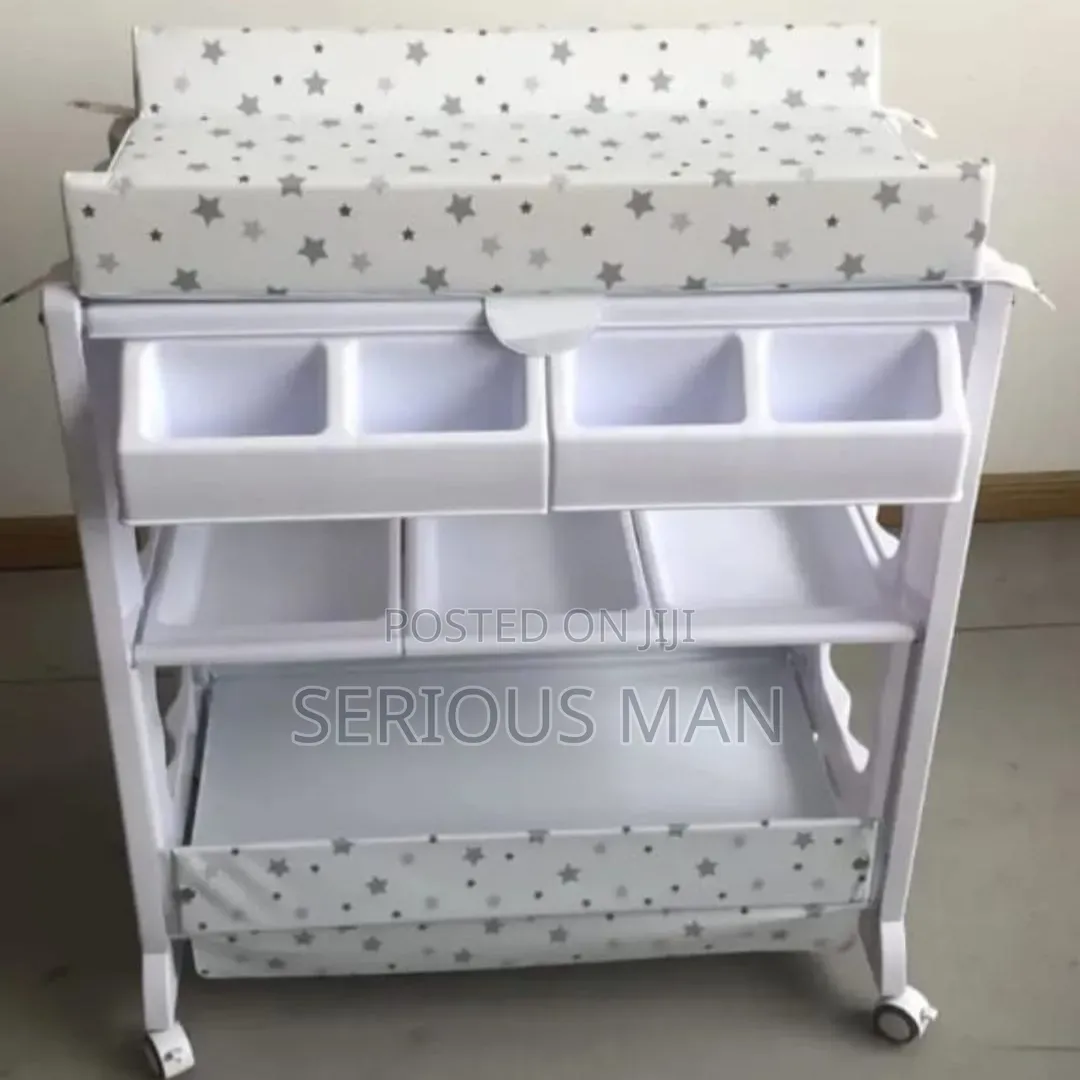 Baby 3-in-1 Diaper Changing Table With Bath Tub Organizer