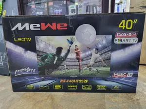 Mewe 40" Frameless Smart Android Tv With Inbuilt Free to Air Decoder