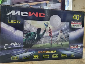Mewe 40" Frameless Smart Android Tv With Inbuilt Free to Air Decoder