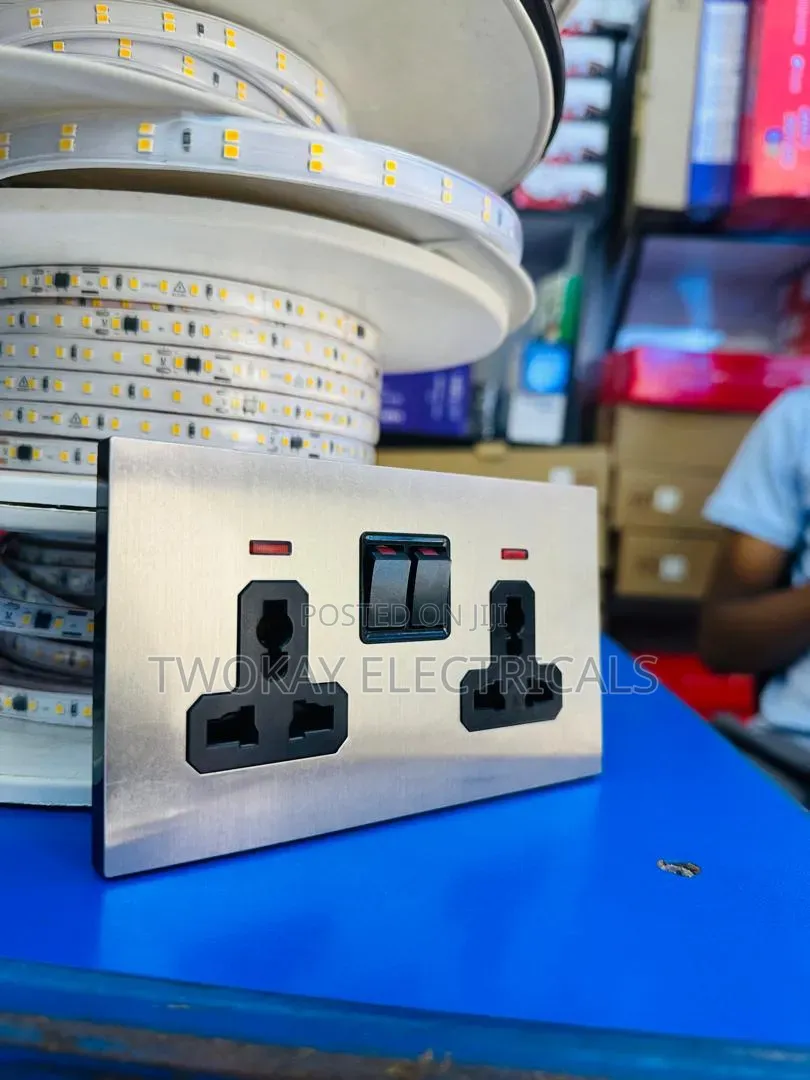 Stainless Steel Double Socket