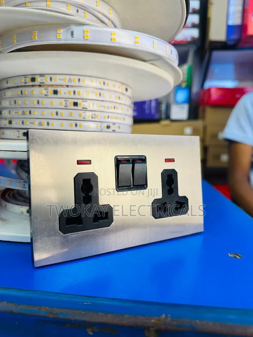 Stainless Steel Double Socket