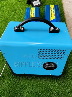 500w Portable Solar Generator Power Station Backup Inverter