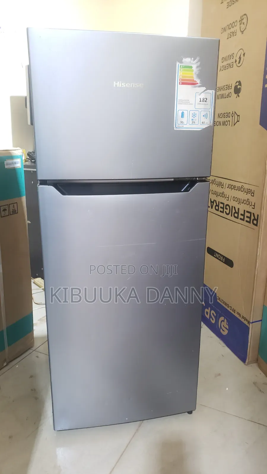 Hisence 160 Litres Fridge Double Door