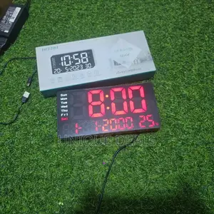 Large Digital Wall Clock,16 Inch Digital Wall Clock With Time Date