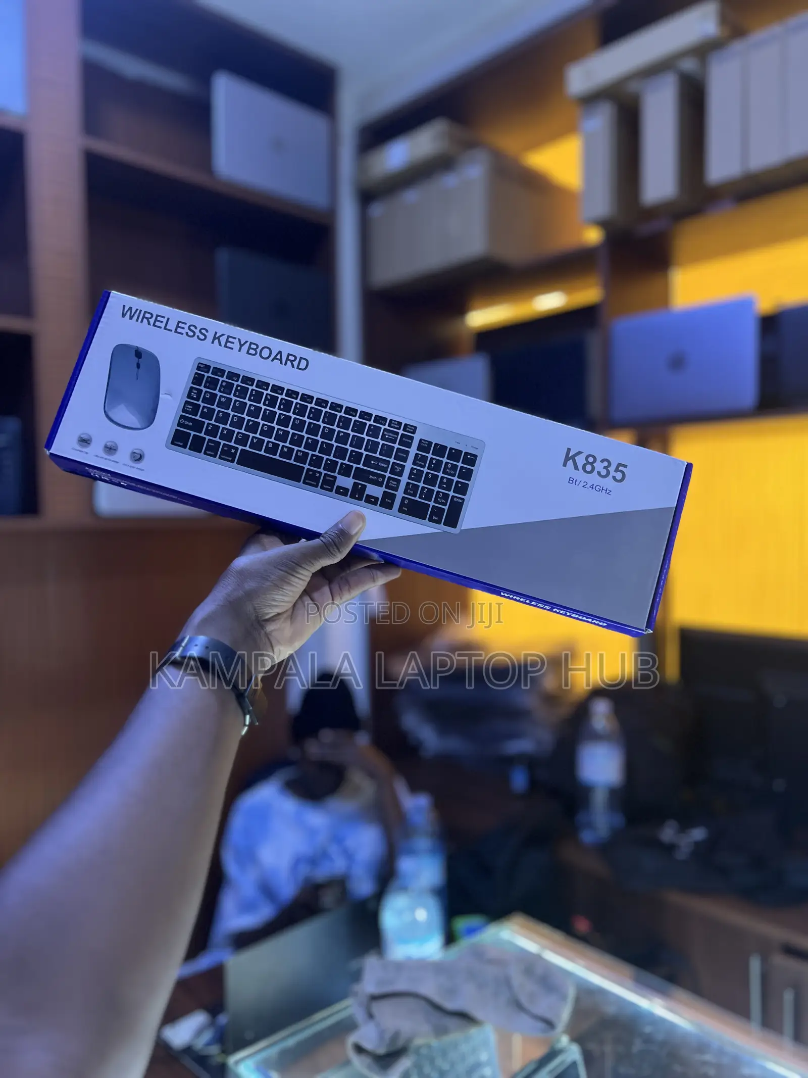 Wireless Bluetooth Rechargeable Keyboard Mouse Combo