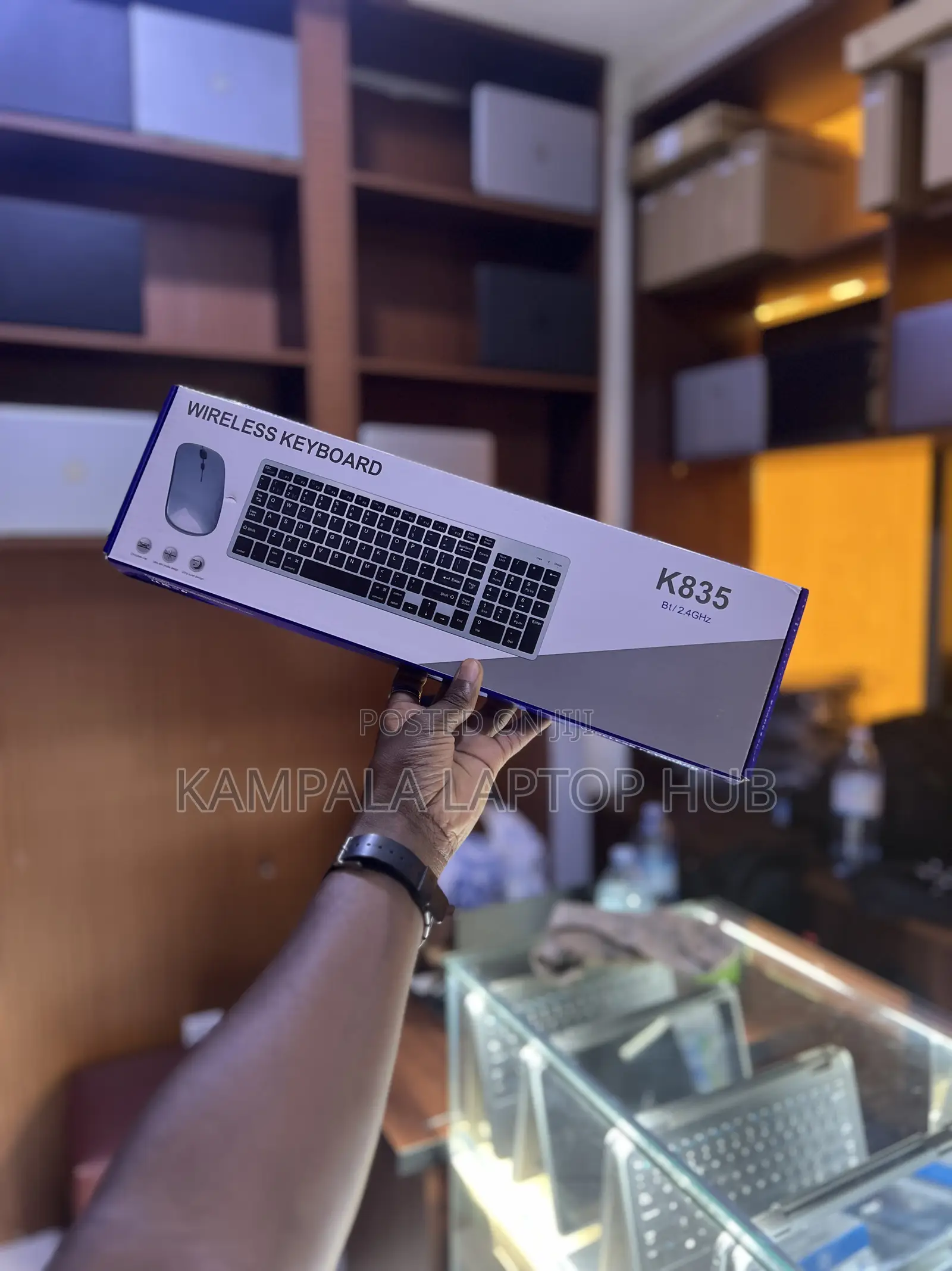 Wireless Bluetooth Rechargeable Keyboard Mouse Combo