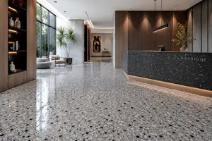 Premium Terrazzo Reception Flooring Commercial Interior Solutions