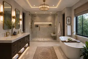 Luxury Marble Bathroom Vanity Glass Shower Solutions