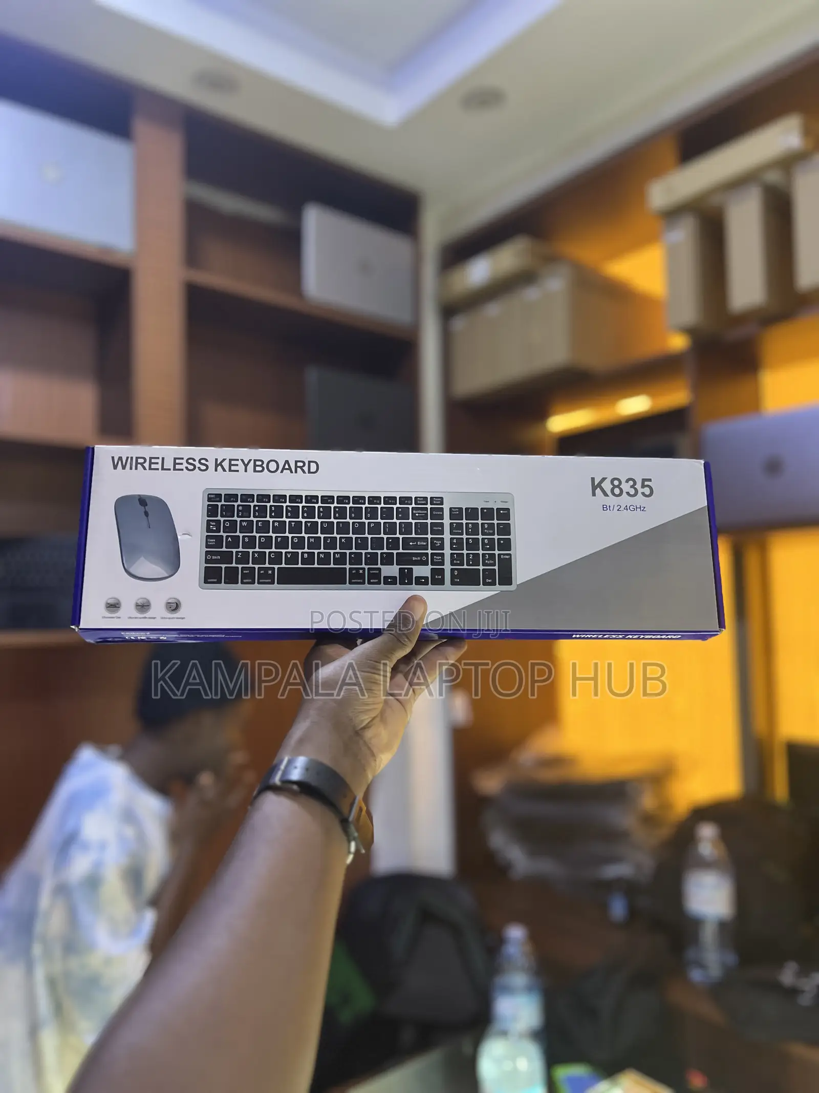 Wireless Bluetooth Rechargeable Keyboard Mouse Combo