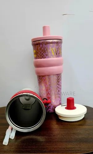 Insulated Vaccum Flask Tamblers With a Straw