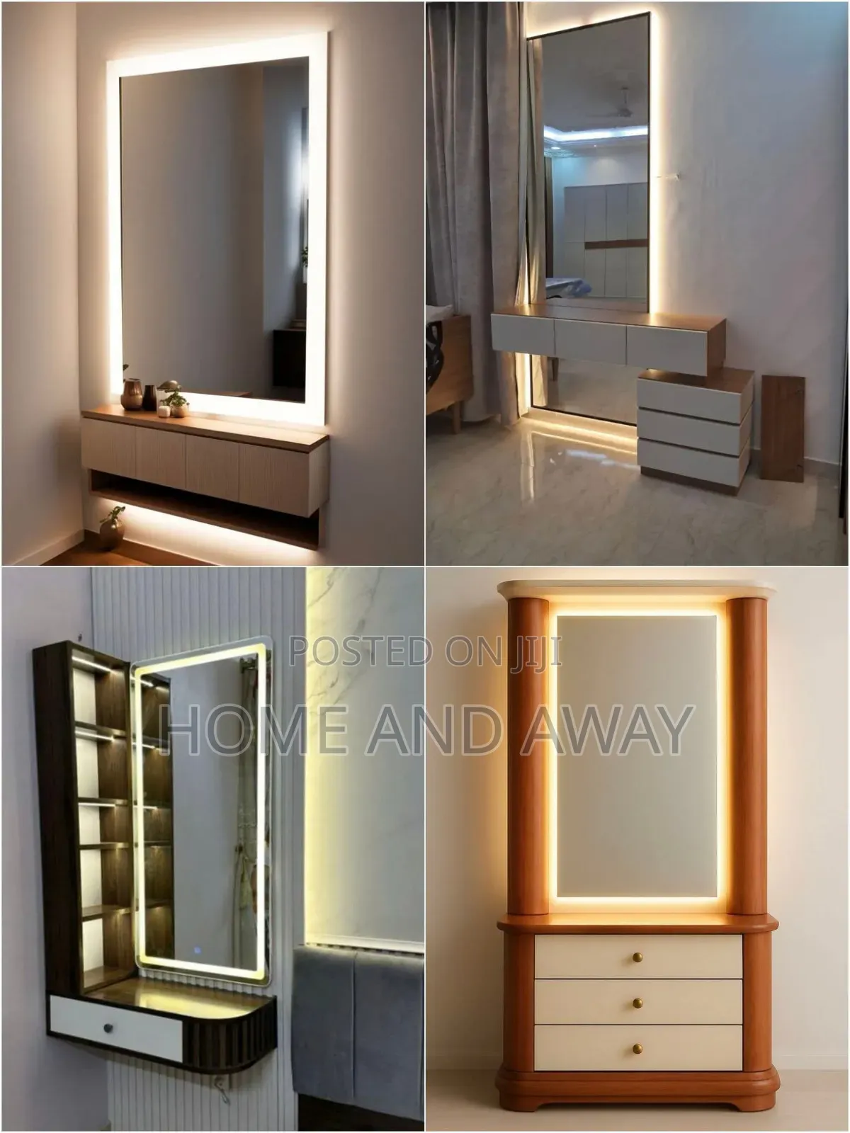 Smart Vanity Wall Dressing Units In Any Colour