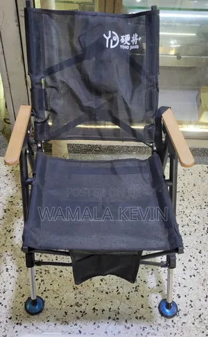 Black Folding Camping Chair