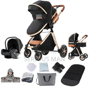 Kidilo 3 In 1 Baby Stroller-multicolour