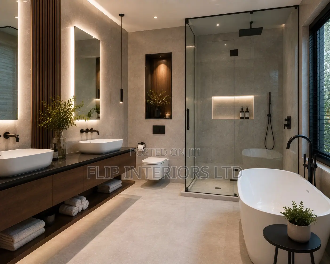 Modern Luxury Bathroom Interior