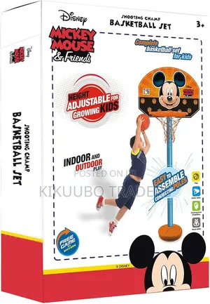 Mickey Mouse Adjustable Shooting Basket Ball Game Set for Kids