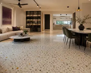 Contemporary Terrazzo Living Space