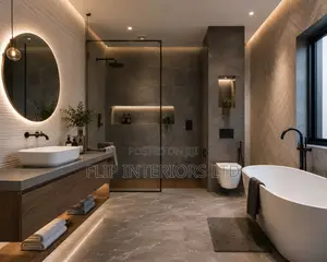 Contemporary Spa-Inspired Bathroom Design