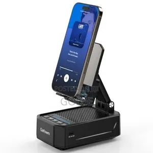 Cell Phone Stand With Instant Wireless Induction Bluetooth Speaker.