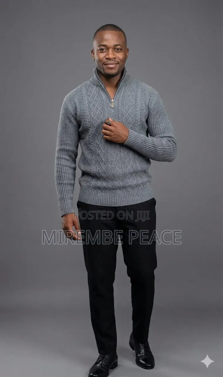 High Quality Quarter Zip Gray
