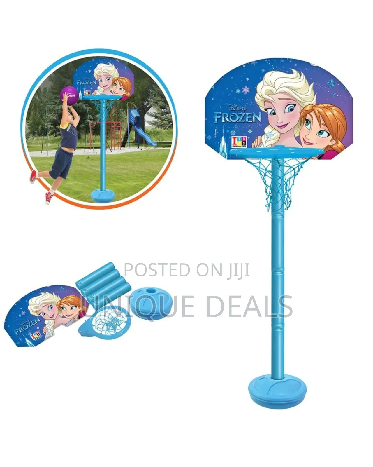 Disney Frozen Adjustable Shooting Basket Ball Game Set