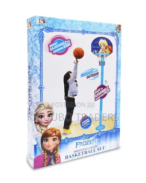 Disney Frozen Adjustable Shooting Basket Ball Game Set for Kids