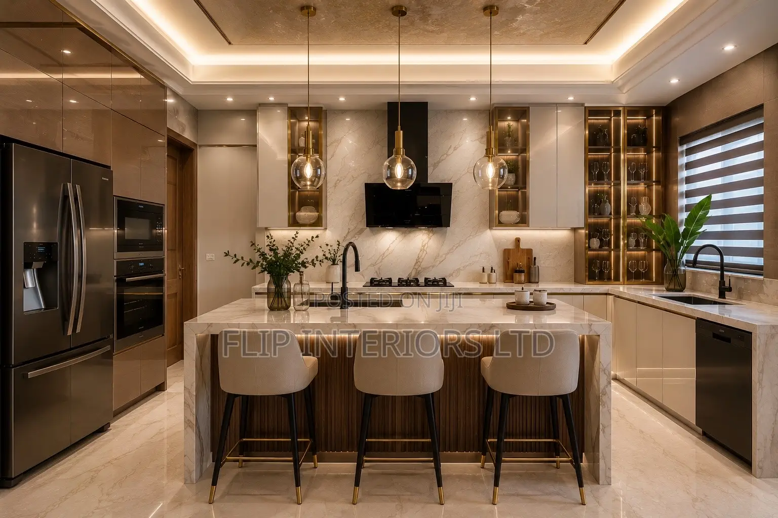 Elegant Contemporary Kitchen Interior