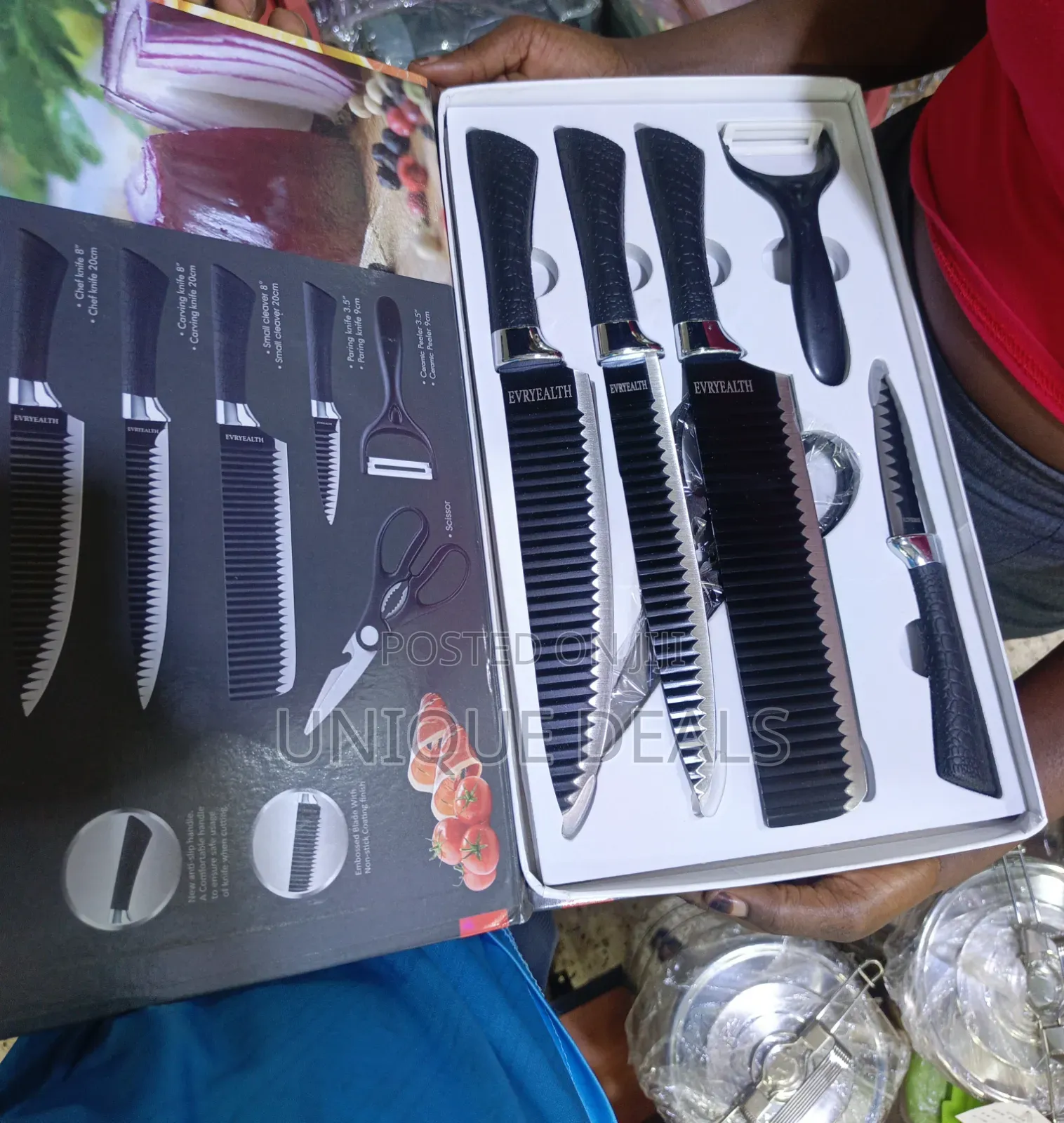 6-Piece Kitchen Knife Set