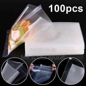 100pcs 20x30cm 1kg Food Grade Storage Vacuum Sealer Polythene Bags
