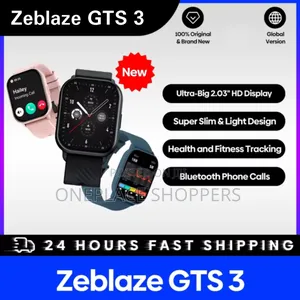 GTS 3 Voice Calling Smart Watch Ultra-Big 2.03'' Hd Screen