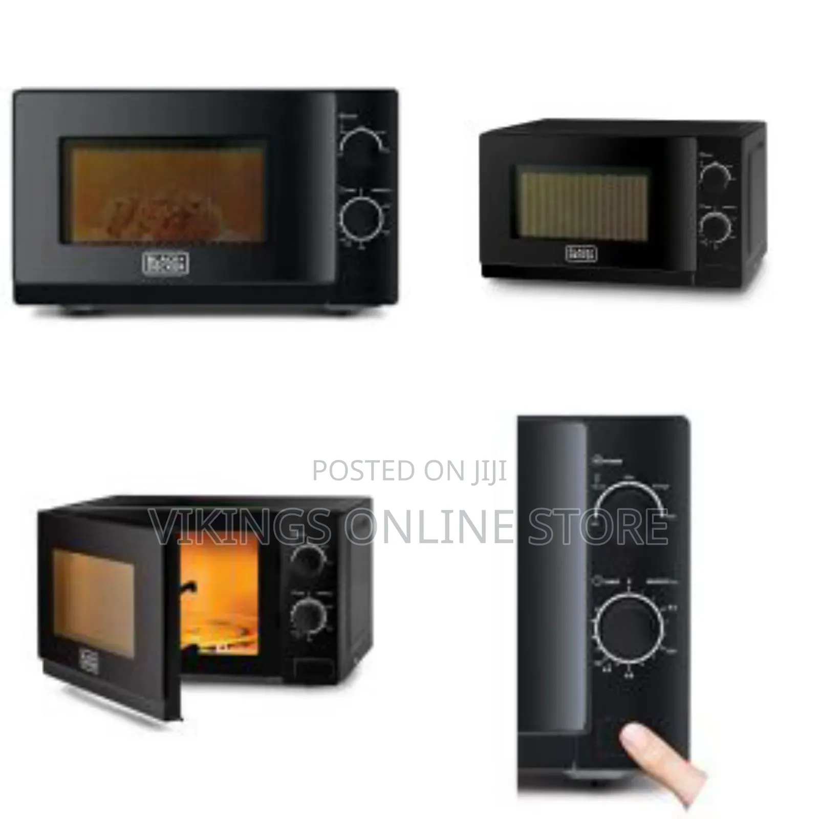 Black+Decker 20 Litres Microwave Oven- Black