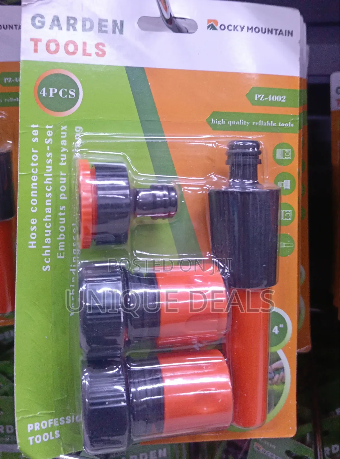 4-Piece Garden Hose Connector Set
