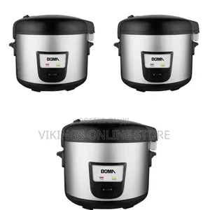 Boma 12 Litre Stainless Steel Rice Cooker Pot With Steamer Pan- Silver