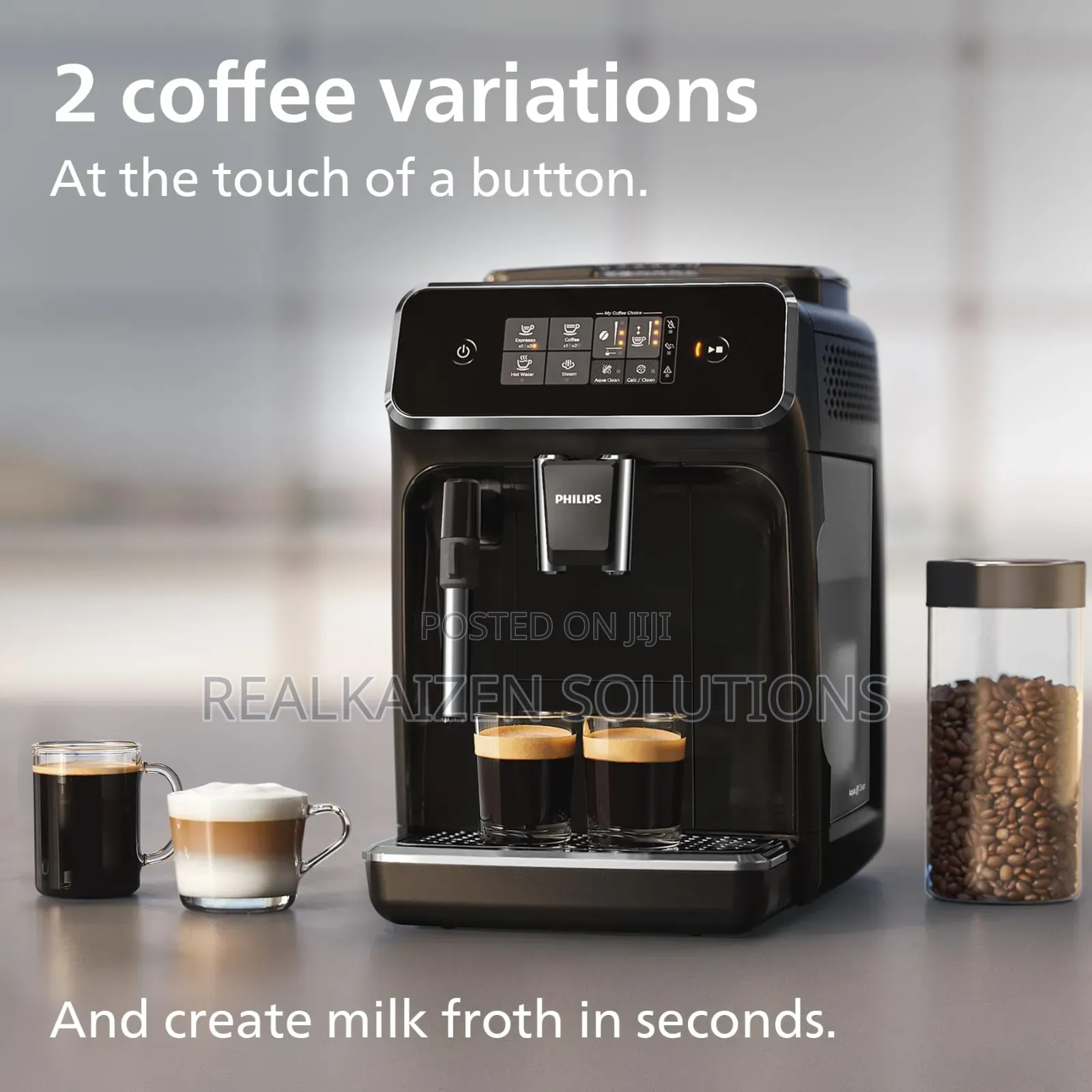 Philips 2200 S Fully Automatic Espresso Machine Classic Milk Frother