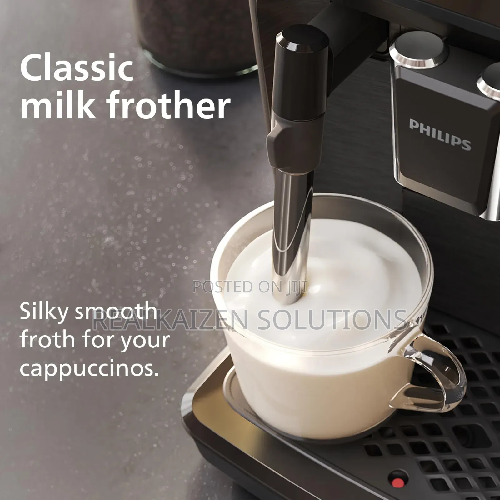 Philips 2200 S Fully Automatic Espresso Machine Classic Milk Frother