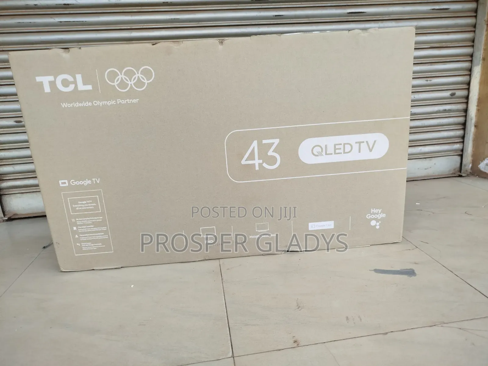 TCL 43 Smart Google Digital Flat Screen Flameless.