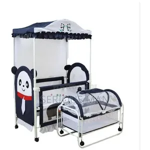 Multifunctional Panda-themed Baby Crib