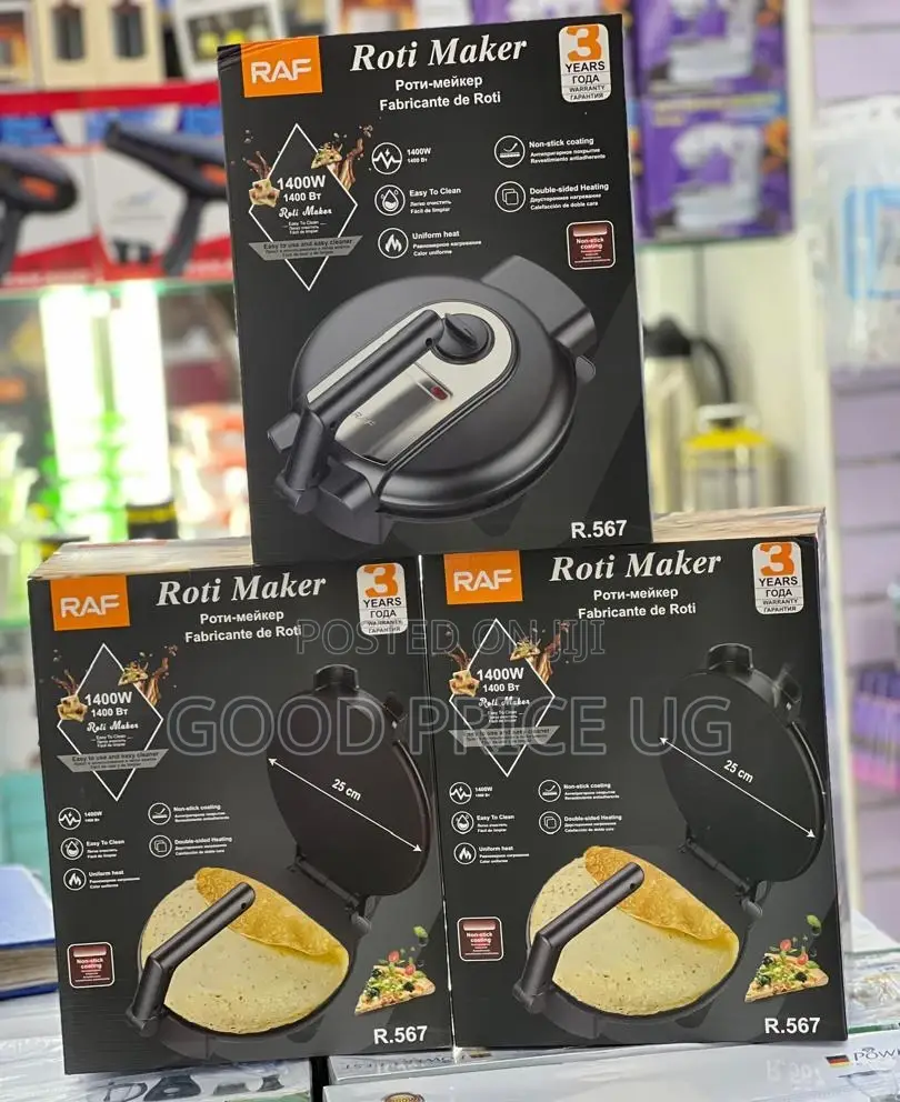 Raf R.567 Electric Roti Maker Featuring a 25 Cm Non-Stick
