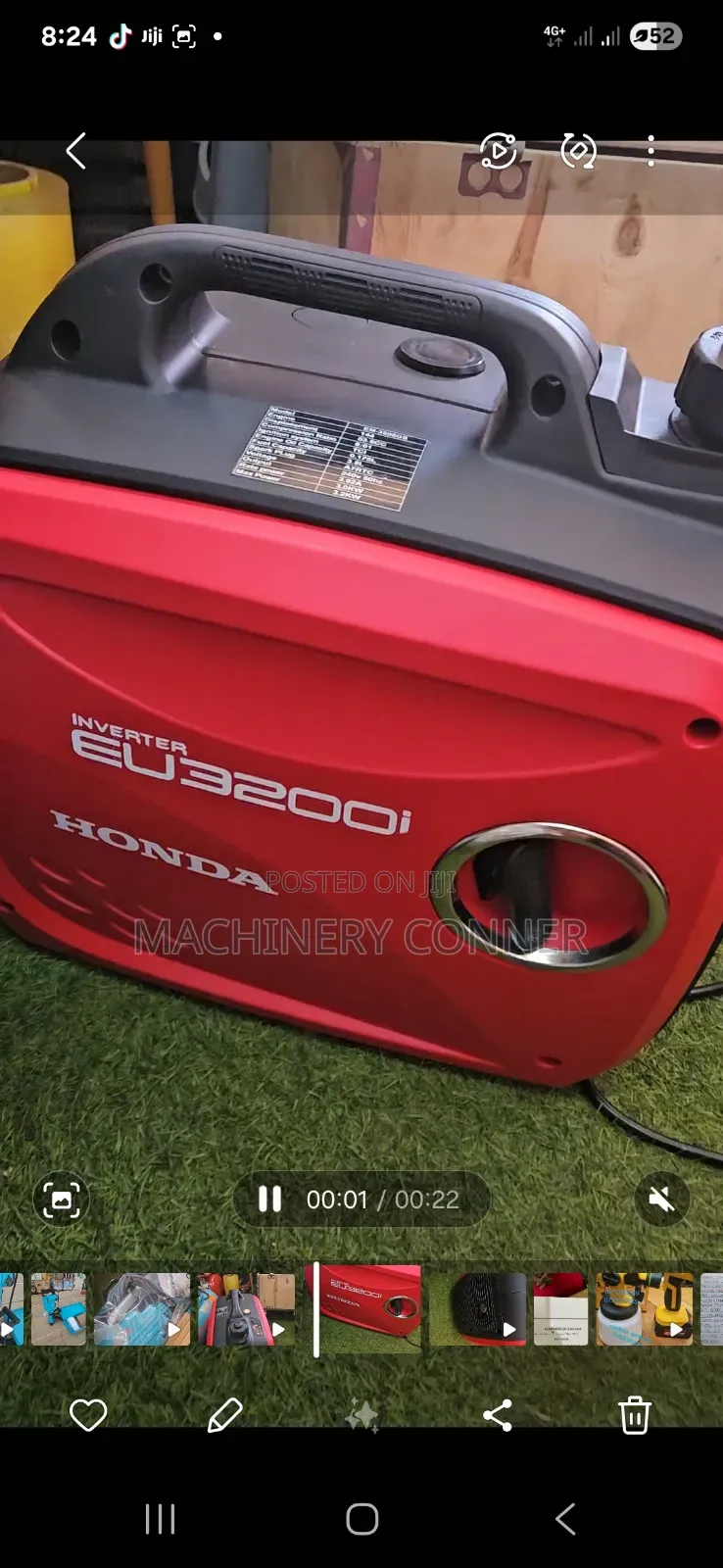 Silent Honda 3.2kva Petrol
