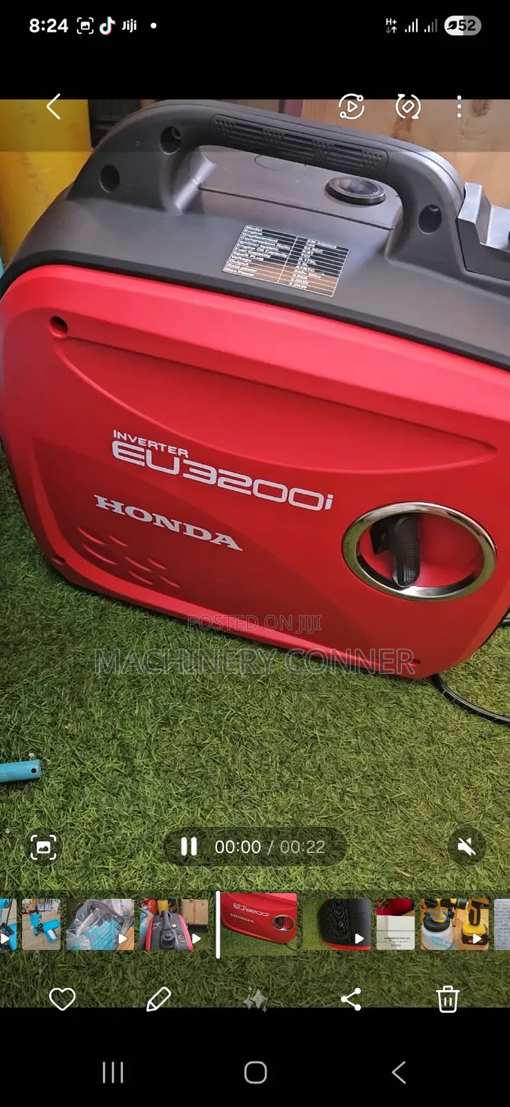 Silent Honda 3.2kva Petrol