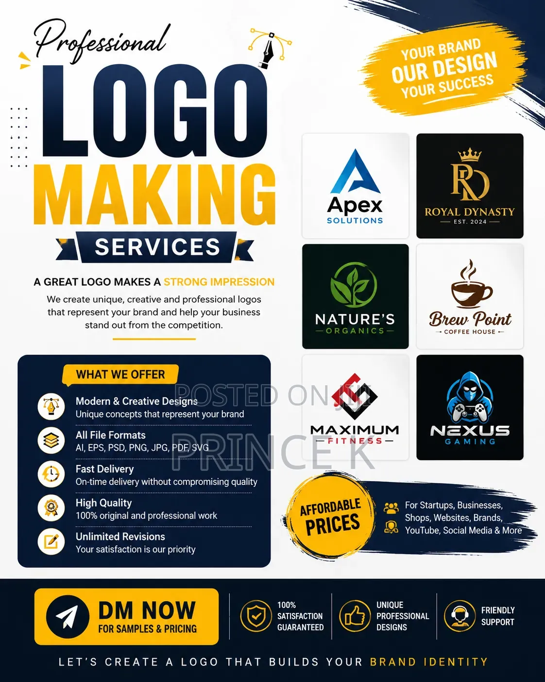 Professional Logo Making Services Available