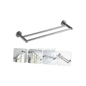 Stainless Steel Brushed Finish Double Towel
