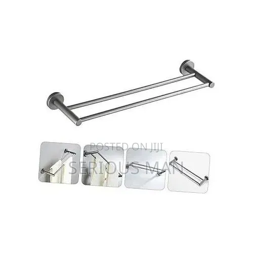 Stainless Steel Brushed Finish Double Towel