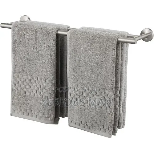 Stainless Steel Brushed Finish Double Towel