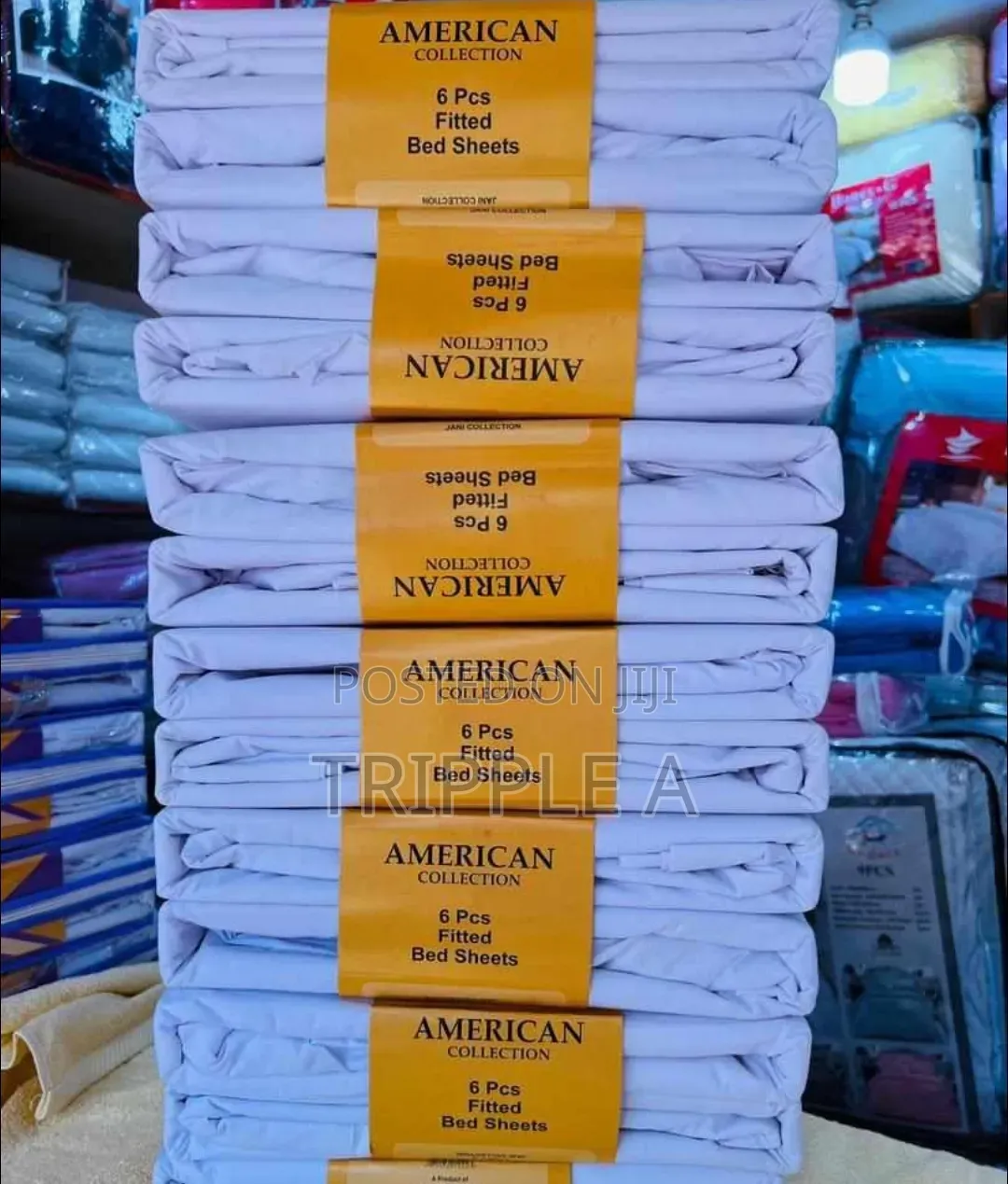 American Collection 6pcs Fitted Bedsheets