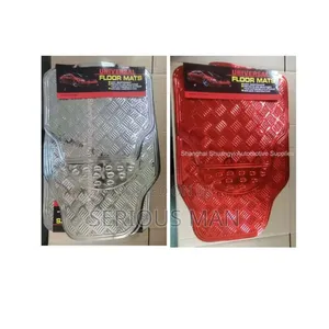 Universal-Fit Automotive Floor Mats Crafted From PVC and Aluminum,