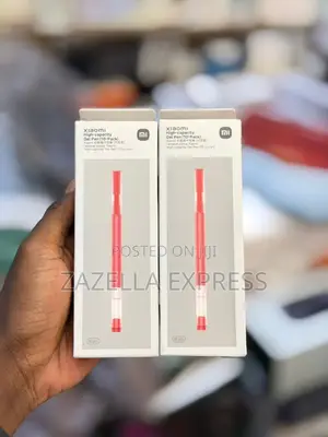 Xiaomi High-Capacity Gel Pen(Pack of 10),0.5mm Ball Point,Red Ink,Red
