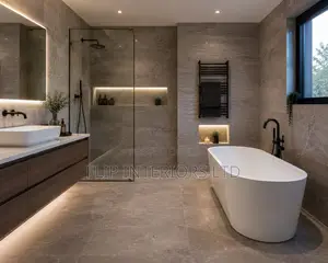 Luxury Modern Bathroom Interior Finishing